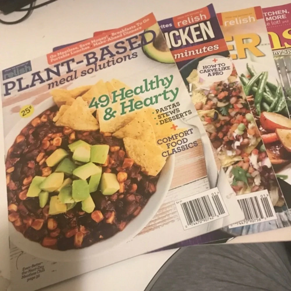 💖 Assorted Recipe Magazines